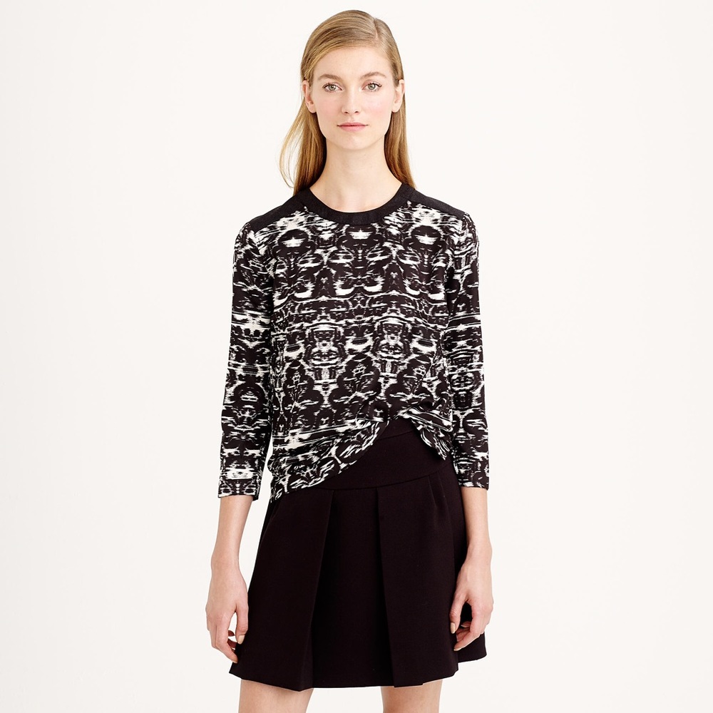 J.Crew Ikat Blouse