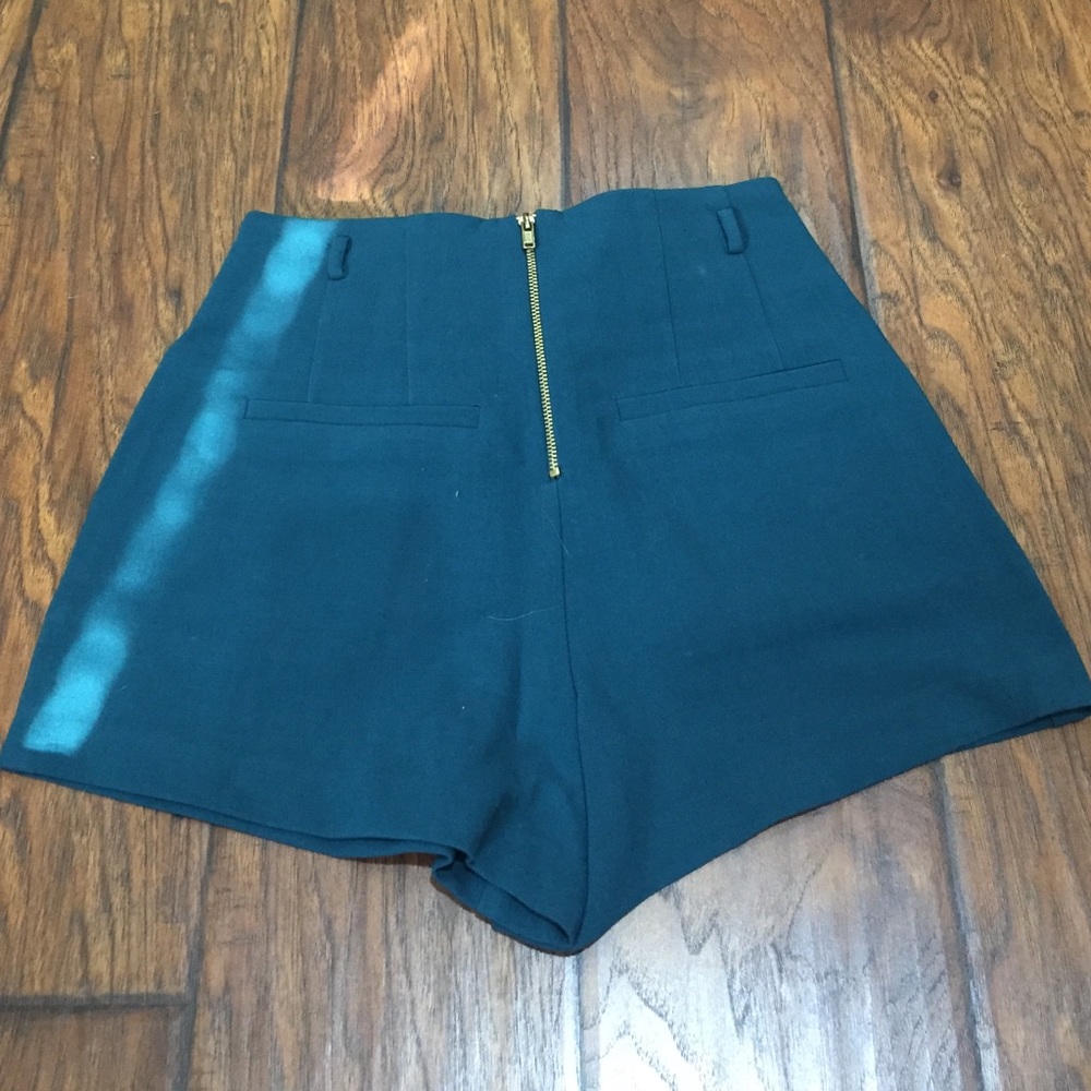 Forever 21 teal high waisted shorts