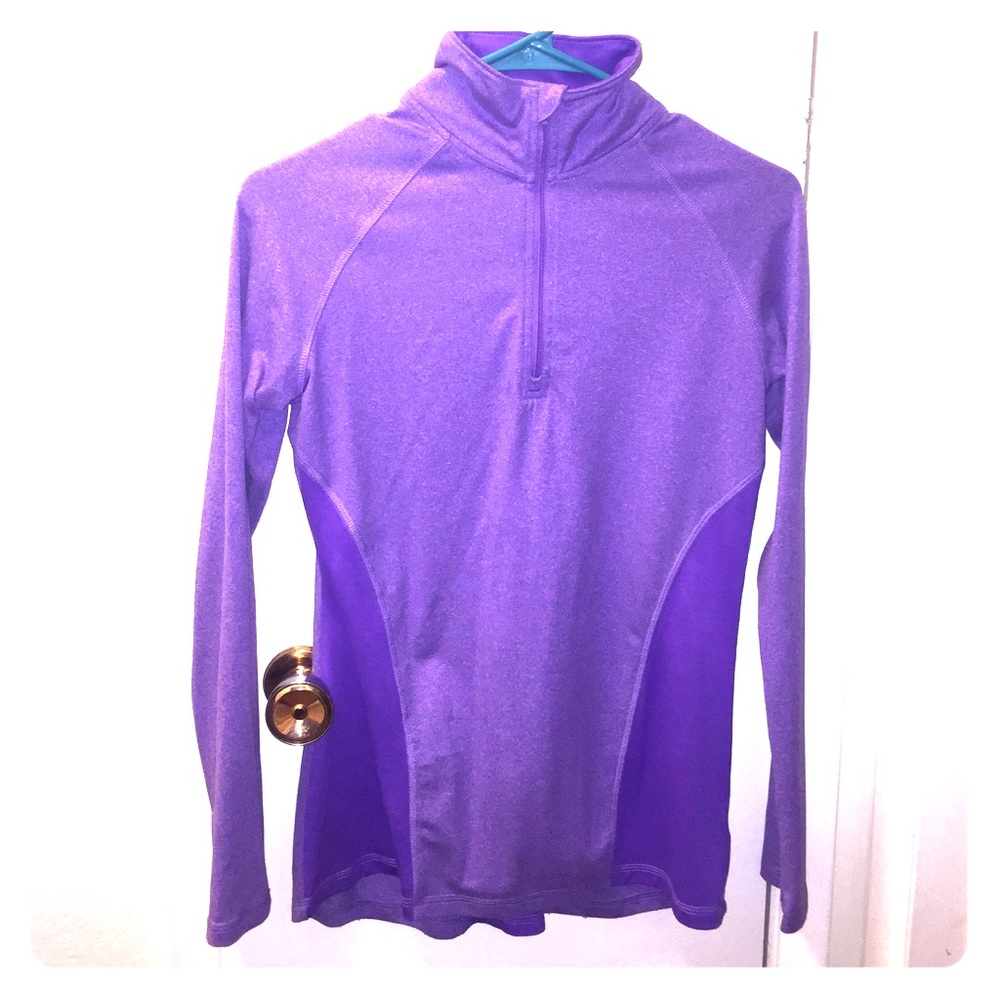 Purple Champion quarter zip