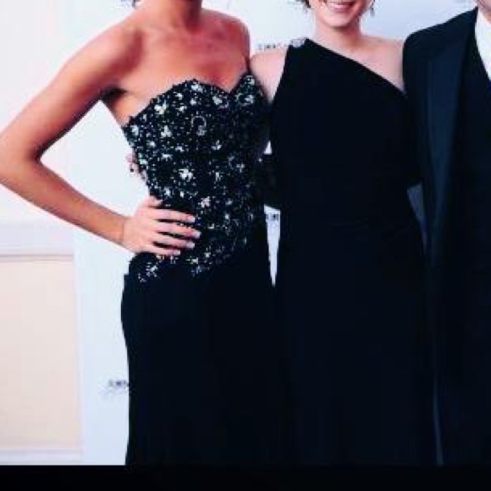 COLORS GOWN strapless with beaded corset