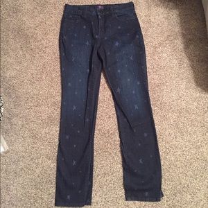 NYDJ star detail skinny jeans
