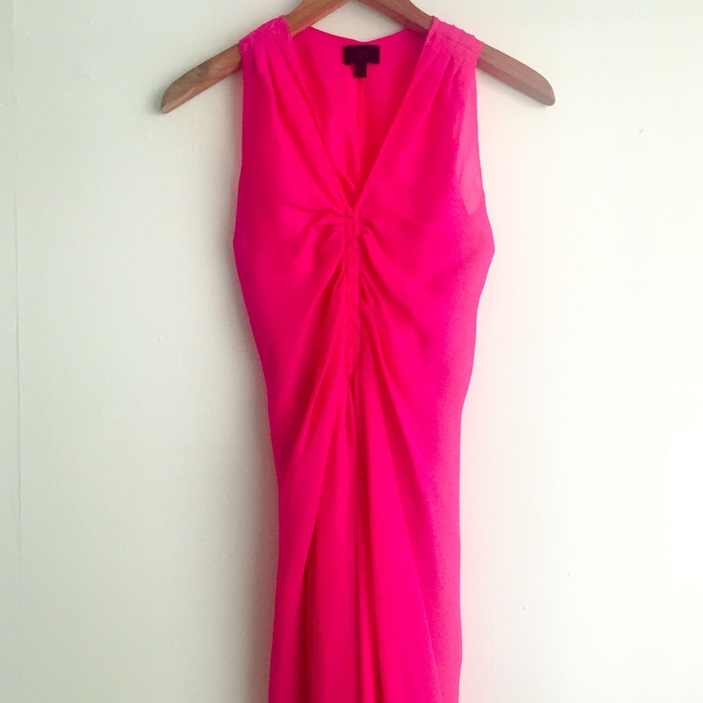 Banana Republic Silk Rouched Dress