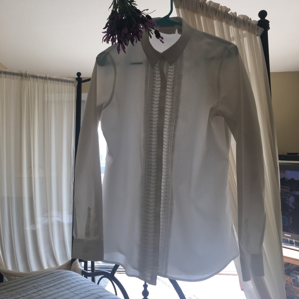 White Chicos blouse with pretty front detail
