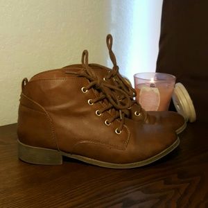 Short Brown Boots