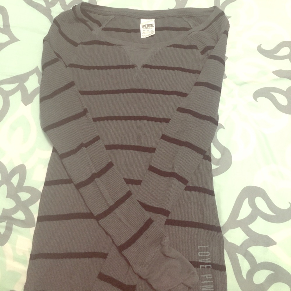 Grey Victoria secret long sleeve shirt