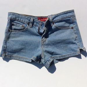 Levi's Superlow Stretch denim shorts Levi's Superlow Stretch denim shorts