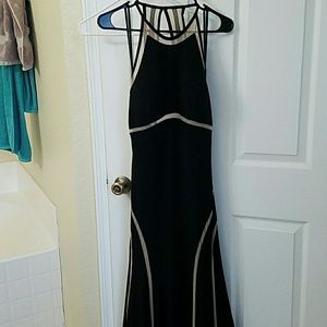Xscape black dress