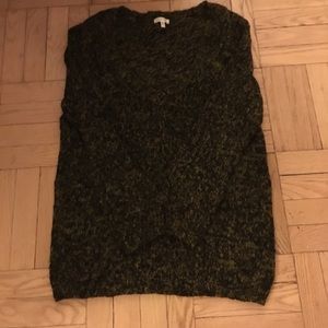 Oversized silence and noise sweater