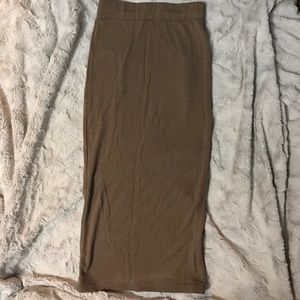 Naked wardrobe midi bodycon skirt