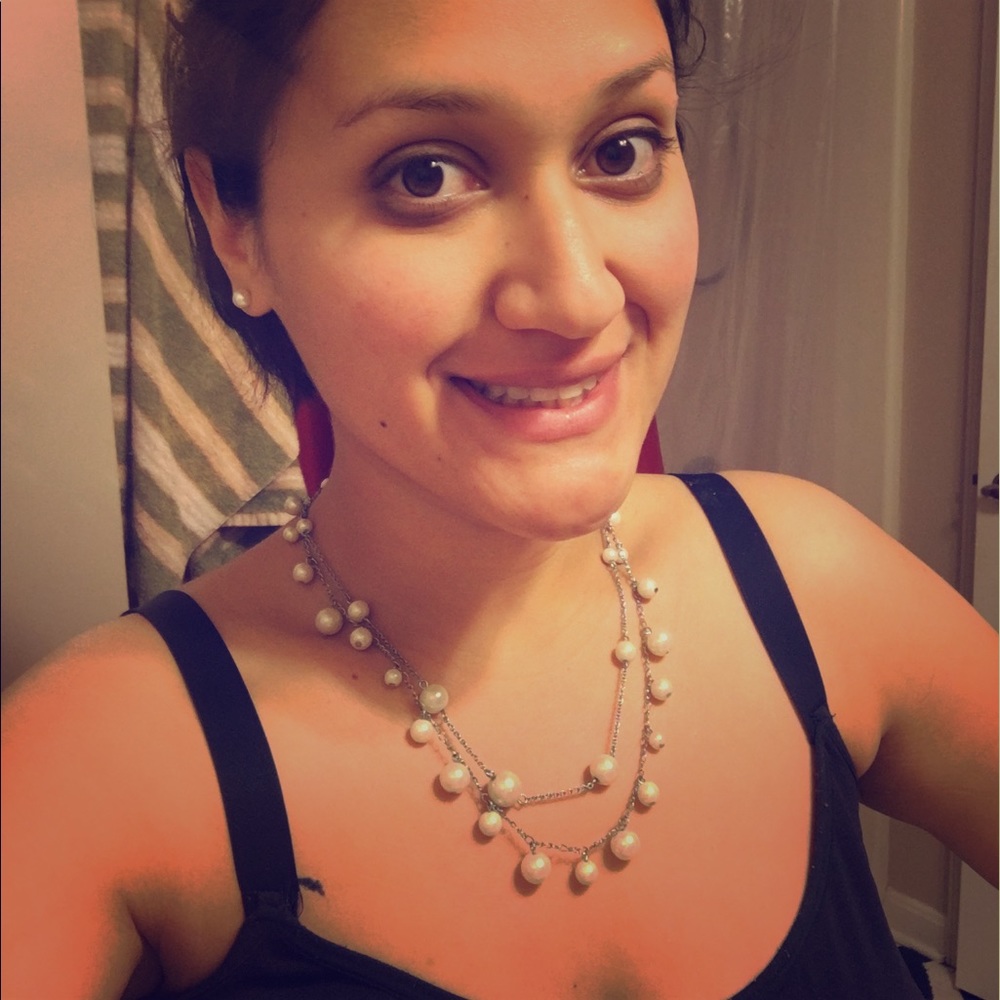 ❎Faux Pearl necklace