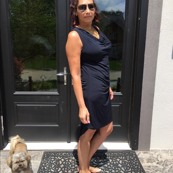 SOLDDDD!!!!   Fabulous Navy MK DRESS - Picture 2 of 7