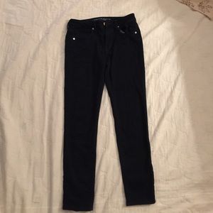 American Eagle navy stretchy jeans