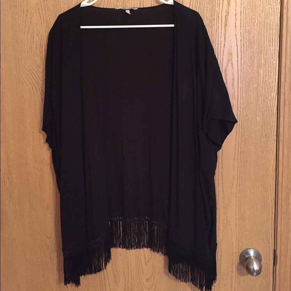 Short sleeve coverup