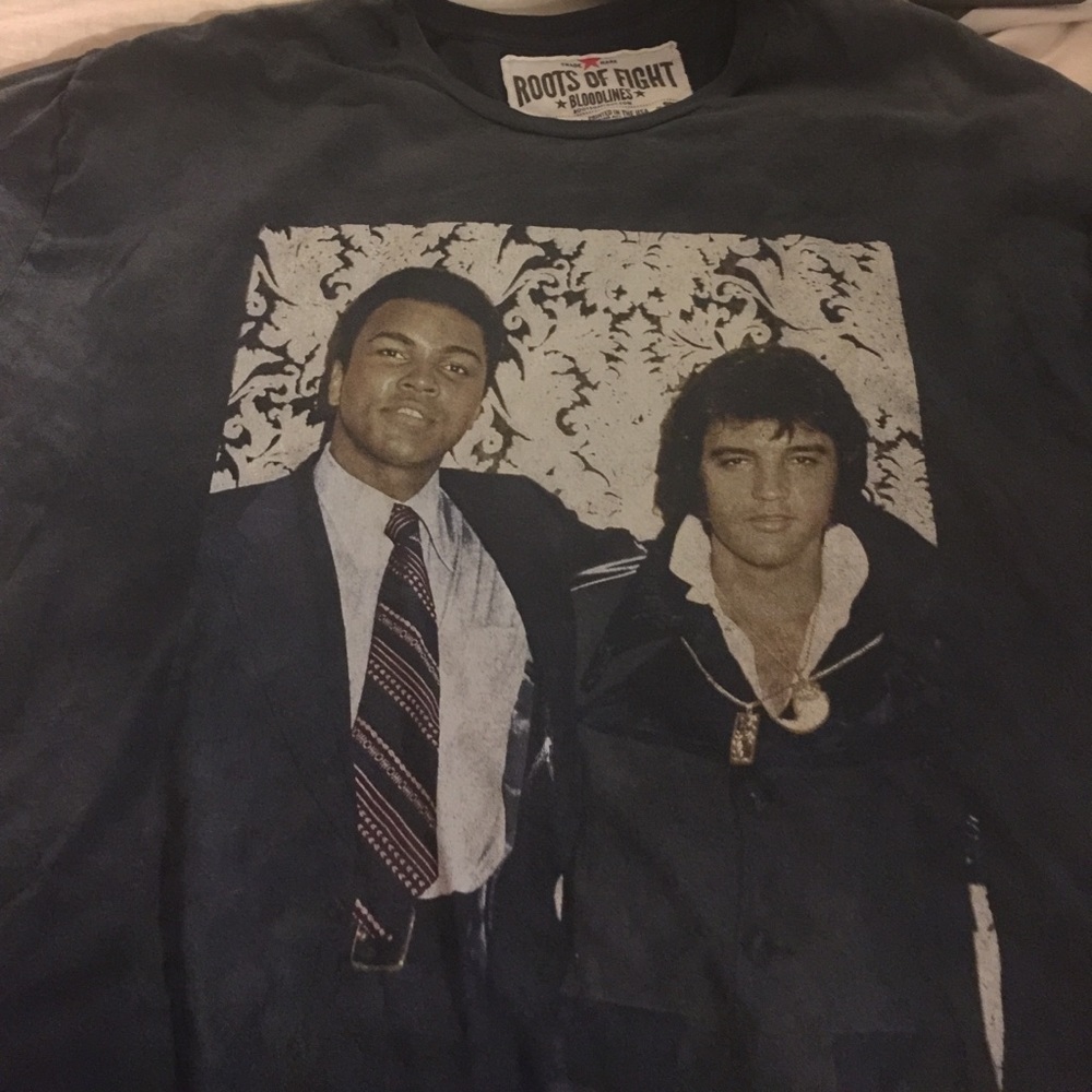 Roots of Fight Ali and Elvis Tshirt
