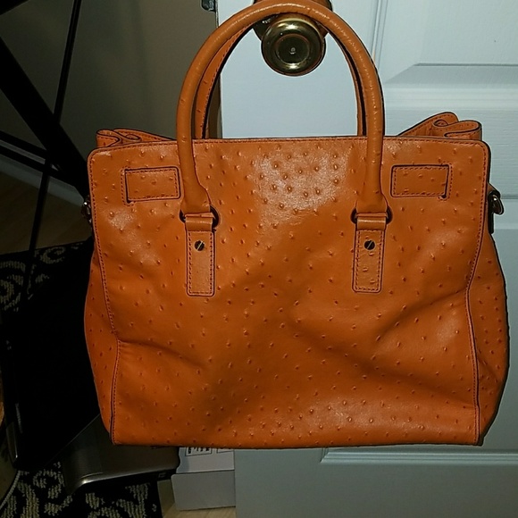 Astrid vegan leather handbag Michael Kors Pink in Vegan  Beautiful Astrid Large Hamilton Michael Kors