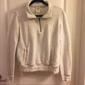 PINK Victoria's Secret 1/4 Zip Sweatshirt