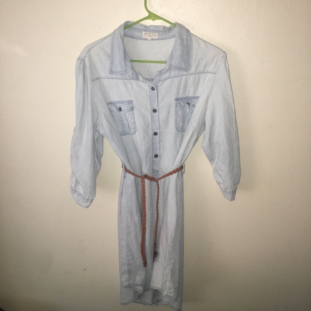 Midnight Sky: Light Denim Dress (⚡️Sale )