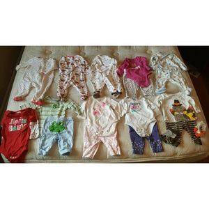 Newborn baby girl lot
