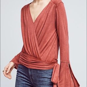 Anthropologie Sirpo Wrapped Pullover
