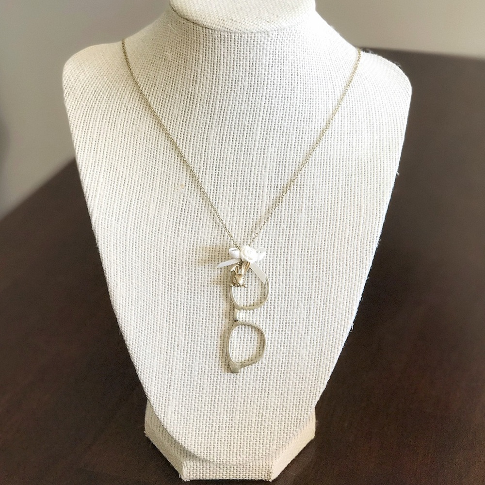 Gold Summer Bunny Sunglasses Necklace 🐰