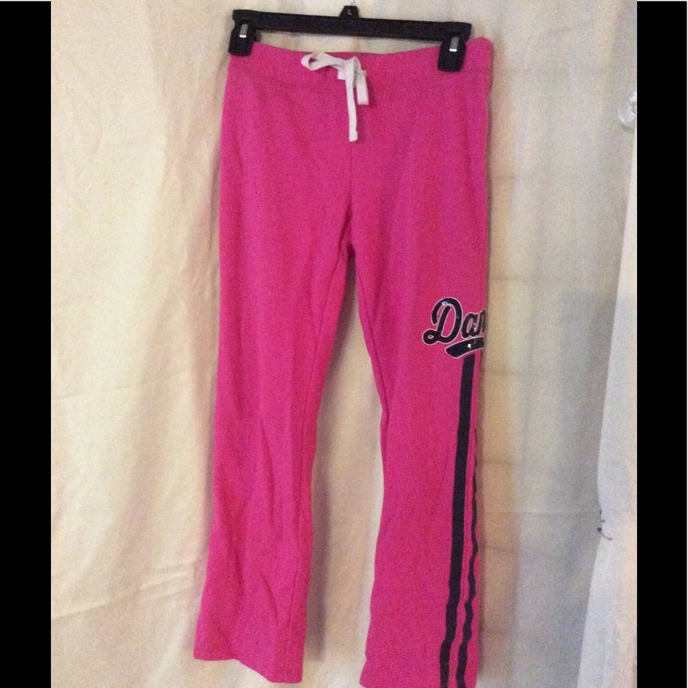Girl's Justice fleece lined activewear pants