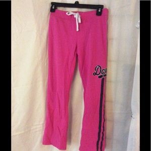 Girl's Justice fleece lined activewear pants