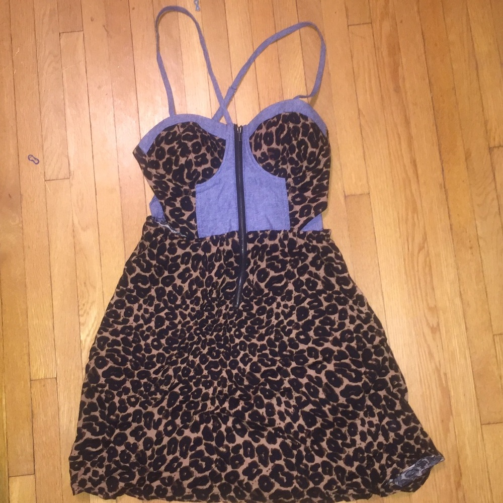 Leopard print dress