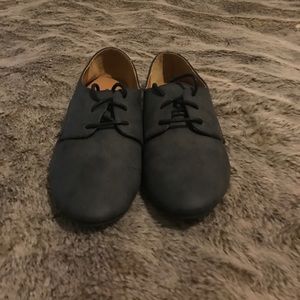 Dark grey Charlotte Russe flats. Size 8