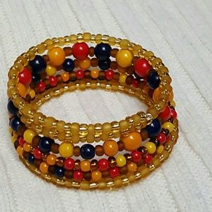 Memory wire bracelet