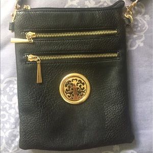 Black cross body purse