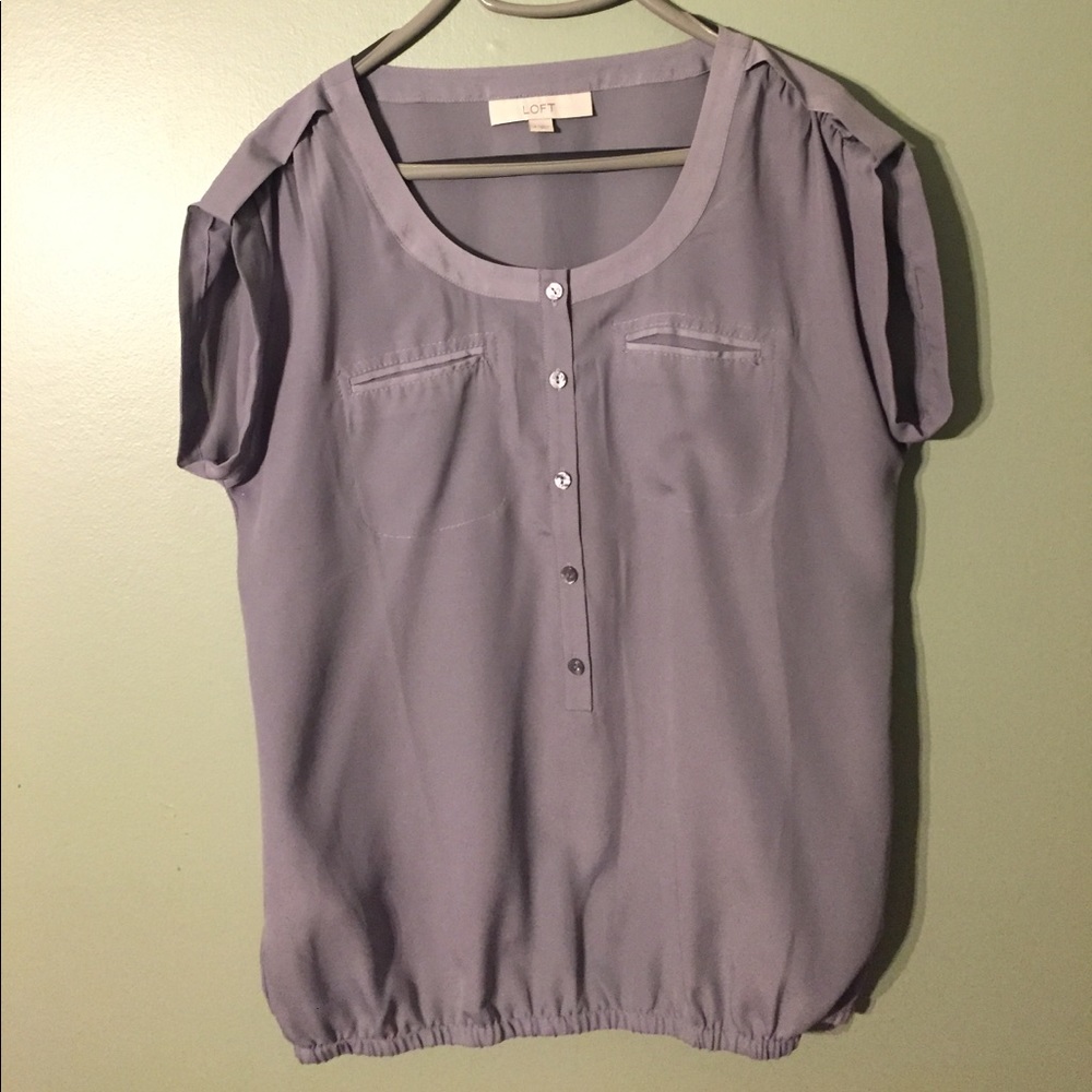Loft 3/4 button light weight blouse