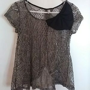 Crochet look shirt