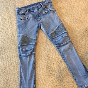 Balmain bike jeans