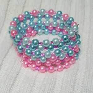 Pearl Memory Wire bracelet
