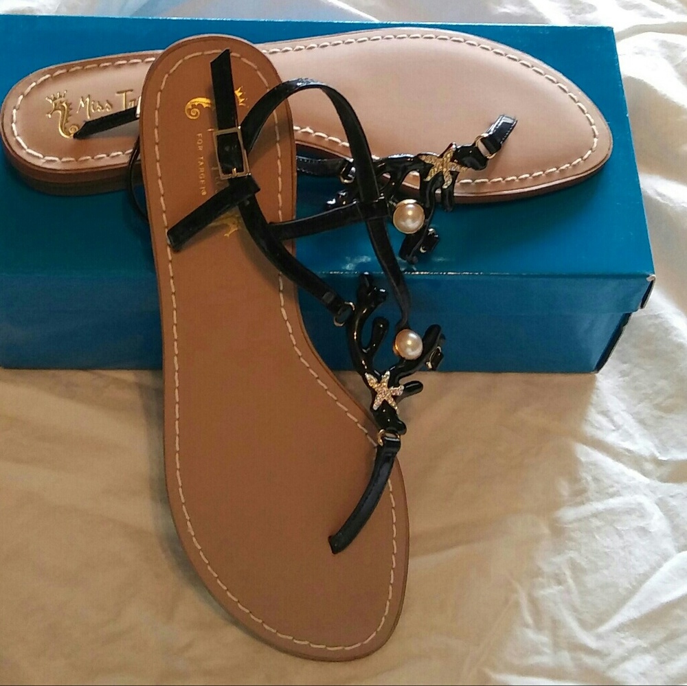 Pearl Thong Sandals