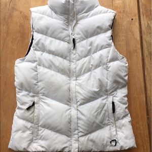 Columbia White Down Vest