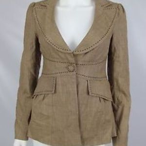 Nanette Lepore Brown Blazer