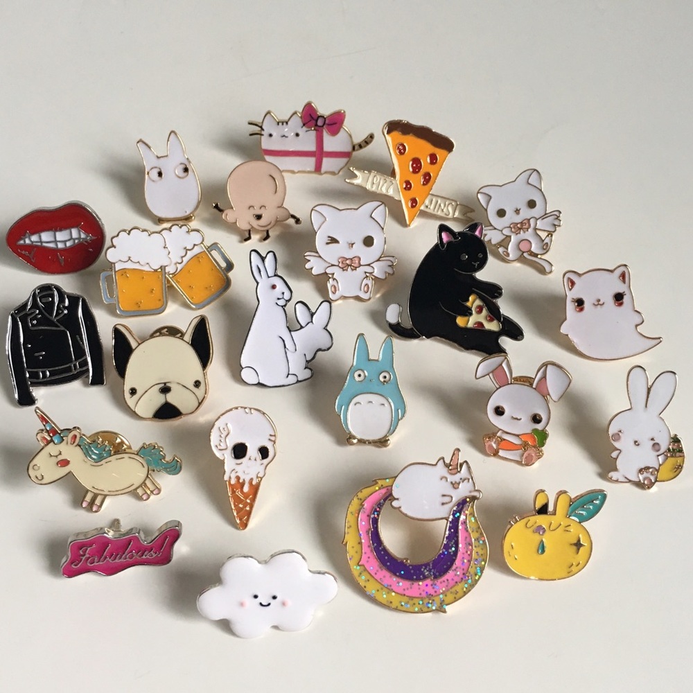 NEW PINS ADDED! Assorted Enamel Pins
