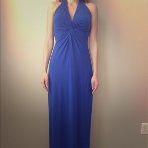 On Sale!!  Purple halter evening gown