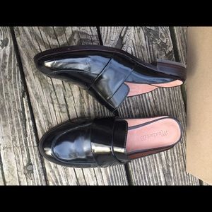 Madewell slip on loafer flats black