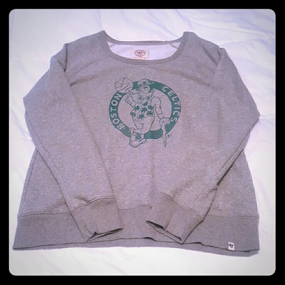Celtics lightweight crew neck sweatshirt!