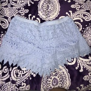 Lace shorts