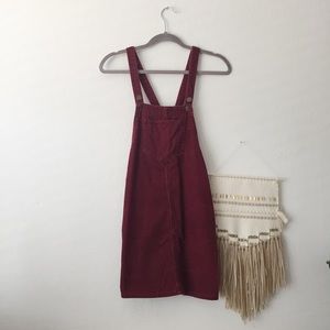 Corduroy Overall Dress