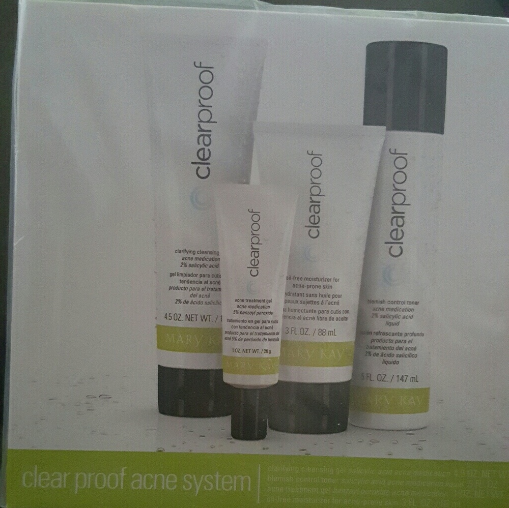Clear proof acne system