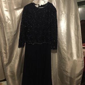 Formal beaded gown