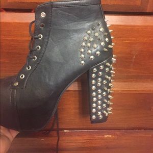 spiked boots