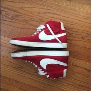 Nike Red Suede Men's shoes size 12