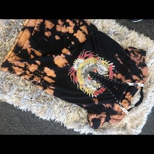 DISTRESSED TSHIRT DRESS