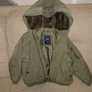 Trendy Forest Green Spring/ Fall bomber jacket