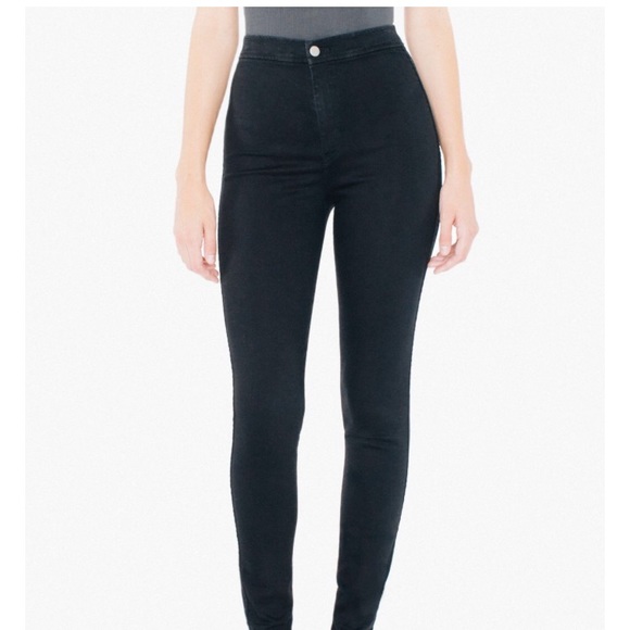 ๐LAST ONE๐HPx2๐American Apparel Black Easy Jn - Picture 2 of 7